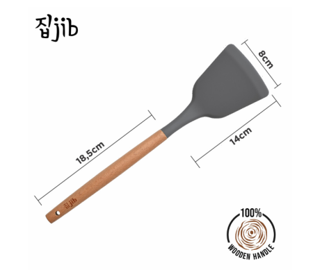 JIB Silicone Utensil / Spatula Silicon [Abu-abu]