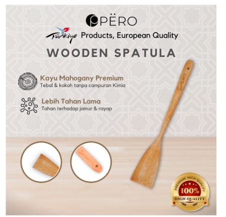 Pero Spatula Kayu Mahoghany / Sutil Mahogany - SODET