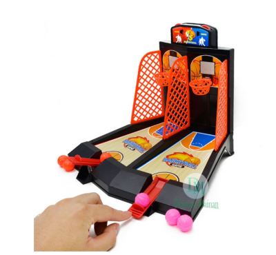 Mainan anak mini basketball lempar bola basket board finger game