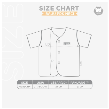 Fluffy Baju Pendek Neci Pink (Isi 3Pcs) BDAN PNK Newborn