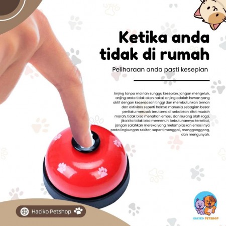 Lonceng Anjing Pet Bell Dog Pelatihan Interaksi Dan Ketangkasan Hewan Peliharaan