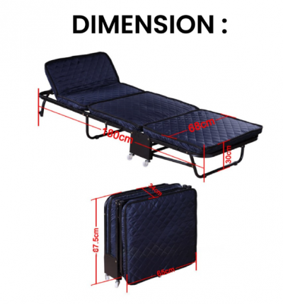 Kasur Lipat Praktis / Folding Bed