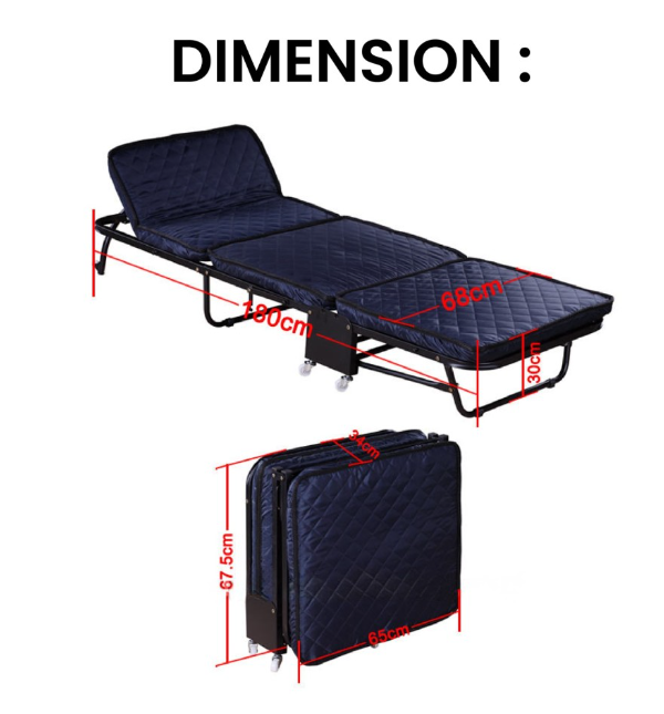 Kasur Lipat Praktis / Folding Bed