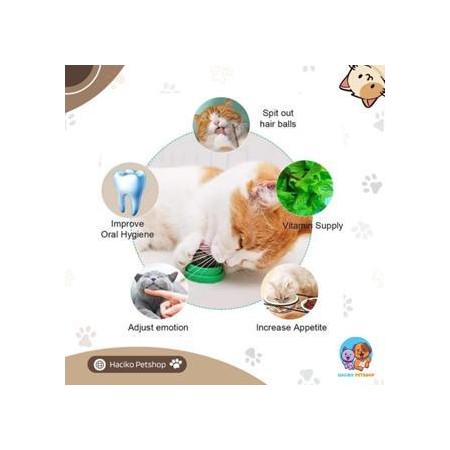 Catnip Kucing Anti Stress Alpukat Balls Makanan Hewan Berputar Bola/Cat Mint Ball Catnip