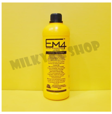 EM4 MIKRO ORGANISME PERTANIAN PUPUK ORGANIK CAIR TANAMAN 1 LITER