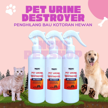 PENGHILANG BAU KOTORAN HEWAN KUCING DAN ANJING 250ML MUNTAH ANTI VIRUS BAKTERI DAN JAMUR