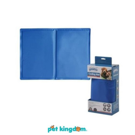 Pet Kingdom Pawise 50X40 cm Matras Dingin Anjing - Biru Dog Cold Matt, Alas Pendingin Badan Anjing, Perlengkapan Anabul