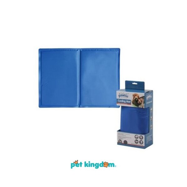 Pet Kingdom Pawise 50X40 cm Matras Dingin Anjing - Biru Dog Cold Matt, Alas Pendingin Badan Anjing, Perlengkapan Anabul
