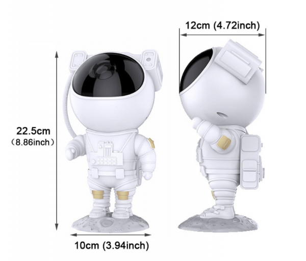 Lampu Tidur Proyektor Astronaut Langit Malam Bintang Galaxy Nebula - POLOS