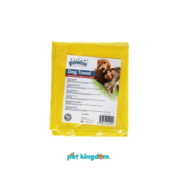 Pet Kingdom Pawise 40X50 cm Handuk Anjing Dog Towel, Kain Anduk Pengering Bulu Anjing