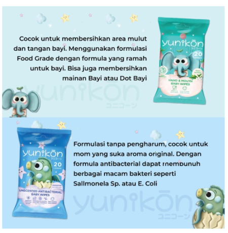 YUNIKON TISU BASAH 50 LEMBAR (BELI 1 GRATIS 1) - PEACH BLOSSOM