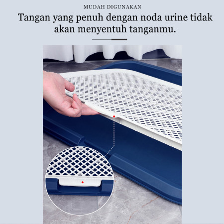Ukuran Besar Toilet Anjing 65CM*50CM*6.5CM Pet Tray Pee Pad Dog Potty Training