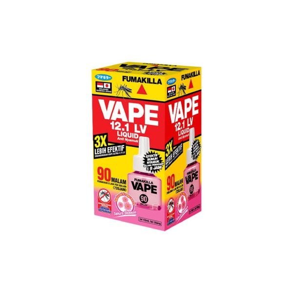 Vape Liquid Elektrik Anti Nyamuk Sakura Blossom 90 Malam Refill 1 pcs x 45 ml