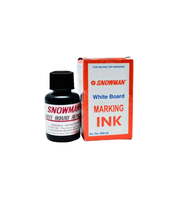 Snowman Refill Ink Non-Permanent Marker Black 1 tube x 1 pcs