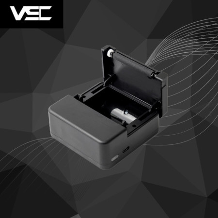 MINI THERMAL PRINTER BLUETOOTH VSC MP-58A RPP02N 58MM SUPPORT MOKAPOS - Hitam