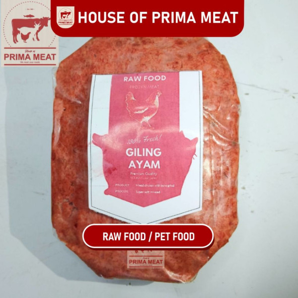 Chicken Raw Food 1kg / Makanan Kucing / Makanan Anjing / Dog Food