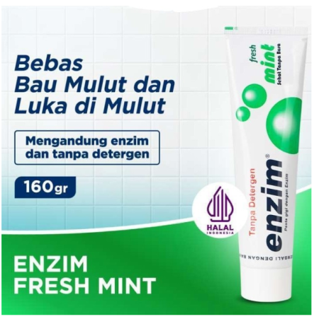 Pasta Gigi Enzim Fresh Mint 160 gr