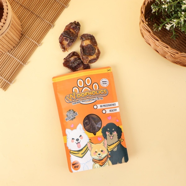 Woofholics Chicken Gizzard / Ampela Ayam / Dog Snack / Cemilan Anjing