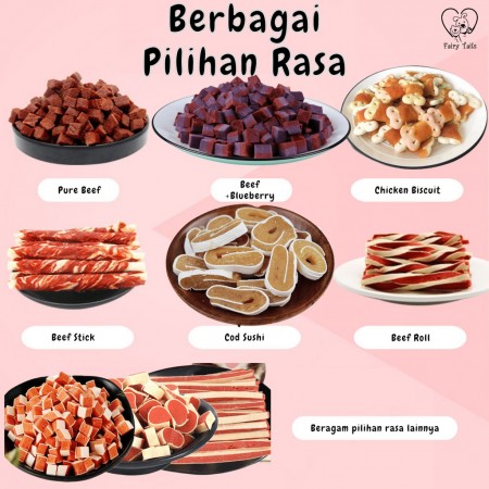 Snack Anjing Treat Stick Cemilan Sehat Dari Daging Segar / Doggy Dog Snack Itadakimasu
