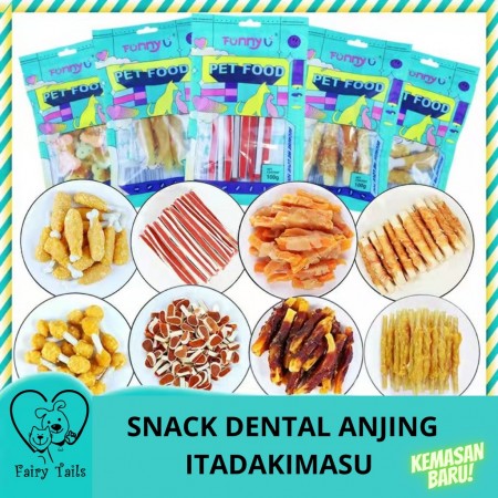 Snack Anjing Treat Stick Cemilan Sehat Dari Daging Segar / Doggy Dog Snack Itadakimasu