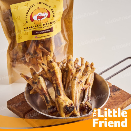 Snack Cemilan Anjing Jerky Ceker Tulang Kaki Ayam/Bebek Chicken Claw/Duck Claw Lollillo Barkery
