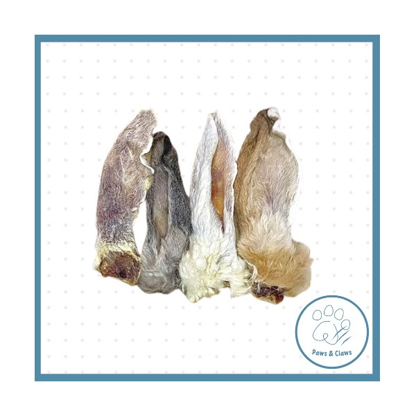 Dehydrated Rabbit Ear with Fur | Telinga Kelinci Murah | Kuping Kelinci Murah | Snack Anjing