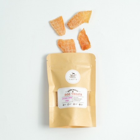 Chicken Jerky Cemilan Anjing Kucing Dehydrated Dog Treats Cat Snacks Ayam Premium Bite Size