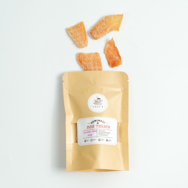 Chicken Jerky Cemilan Anjing Kucing Dehydrated Dog Treats Cat Snacks Ayam Premium Bite Size