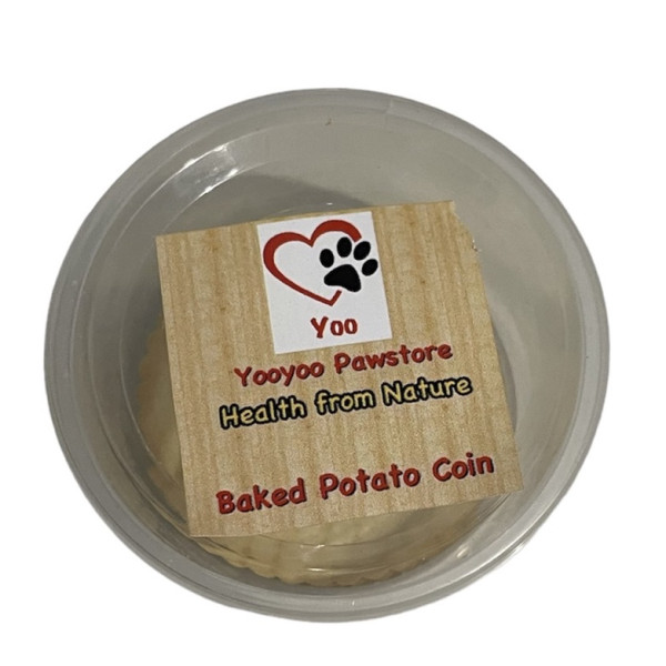 Dog snack baked potato coin crispy biscuit