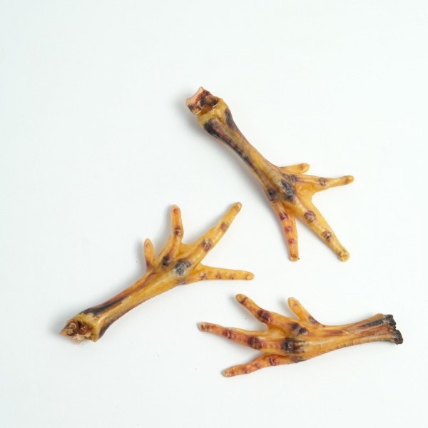Ceker Ayam Chicken Feet Size S Cemilan Anjing Dehydrated Dog Treats Snack Chews Tulangan