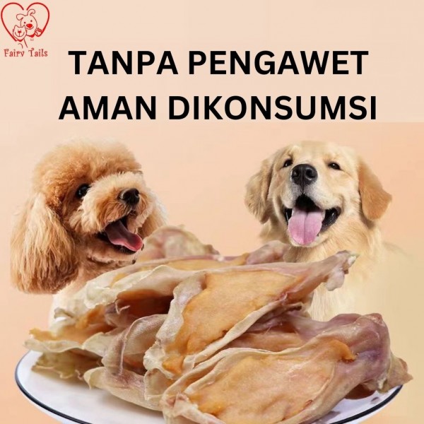 Snack Telinga Kelinci Dan Ayam Segar Rupert’s Choice Untuk Anjing [Premium German Quality]