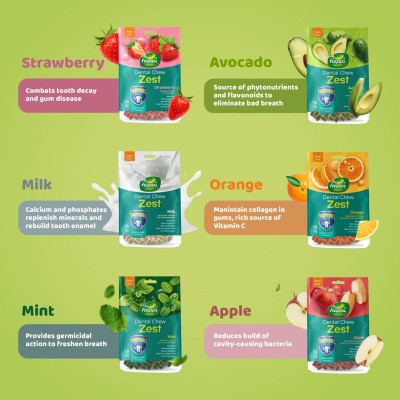 Happi Doggy Dental Chew / Snack Gigi Anjing Zest - Petite 18