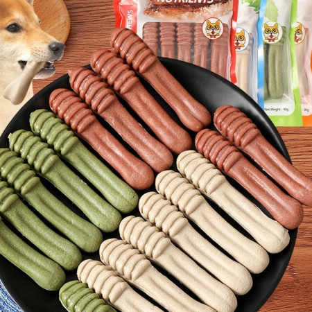 Snack/Cemilan Anjing/ Dog Treats | Toothbrush Dental Stik| Pembersih Gigi Termurah 90gram 5pcs