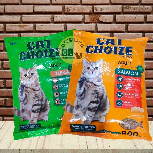 Cat Choize Adult 800gr Tuna Salmon Makanan Kucing Kering