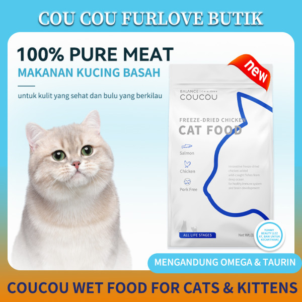 COUCOU1.5 Kg makanan kucing murah snack kucing murah Super Premium Cat Food for All Life Stages