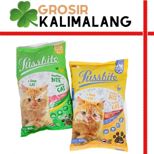 Pussbite Dry Cat Food All Varian 800gr (G/G)