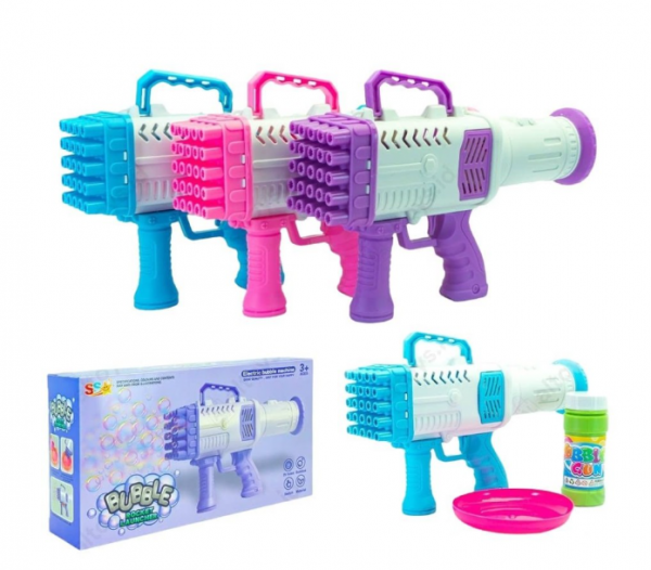 MAINAN ANAK ANAK BUBBLE GUN BAZOKA TEMBAKAN BUBBLE EDUKASIANAK SS-1526