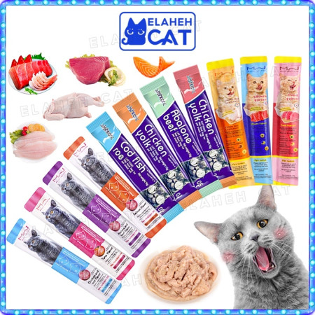 50pcs Camilan Kucing Murah Creamy Treats Kucing Snack Kucing
