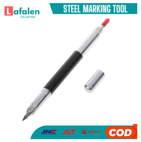 Pena Penanda Baja Keras Keramik Konstruksi Tungsten Steel Ujung Tajam