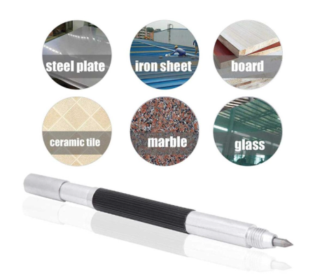 Pena Penanda Baja Keras Keramik Konstruksi Tungsten Steel Ujung Tajam