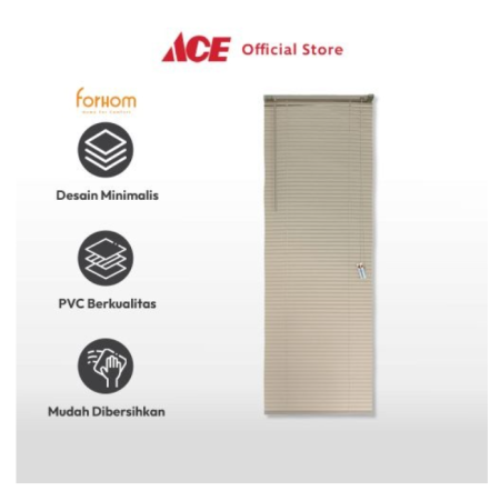 Ace - Forhom 60x180 Cm Venetian Blind - Krem Malt