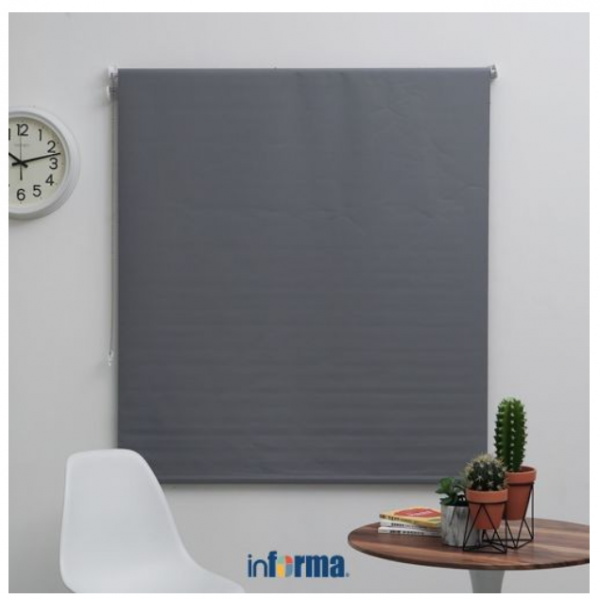 GORDEN ROLLER BLIND B/O SOLID GREY 120X160CM