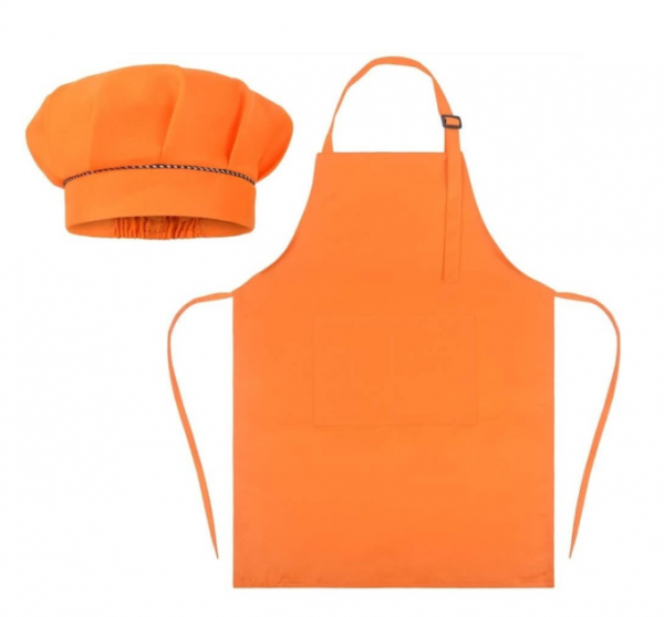 Topi Koki / Topi Chef Anak Set Apron Anak Best Quality