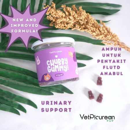 Vitamin Urinary Anjing Kucing Chubby Gummy Urigoel Untuk FLUTD/ FUS