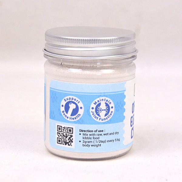 GULAPAWS Vitamin Kucing Anjing Organic Egg Shell Powder 100gr