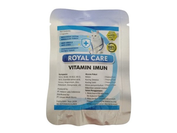 Royal Care Vitamin Imun untuk Kucing dan Anjing Obat Vitamin Immune