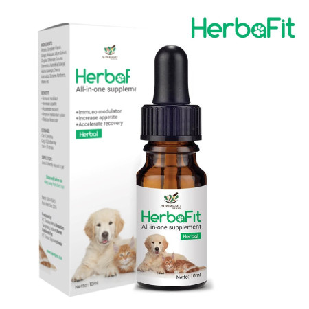 Vitamin Kucing Anjing - Herbafit 10 ml