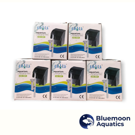 Peralatan Pompa Hanging Filter Aquarium Akuarium Ikan Amara