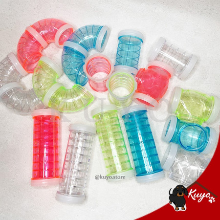 Set 8pcs Paket Pipa Terowongan Labirin Tabung Mainan Hamster Rakit DIY