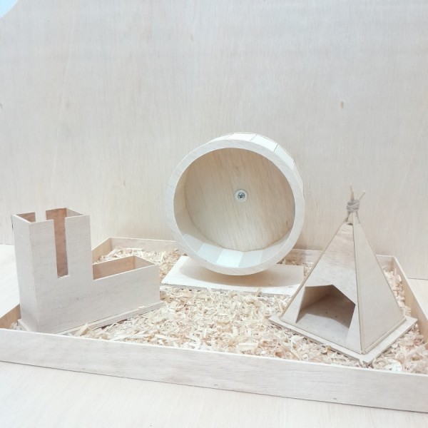 Mainan Hamster Wheel Hamster Paket Set of 3